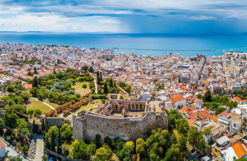 Πάτρα - Θέα από το Κάστρο και την Άνω Πόλη